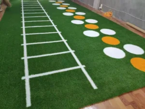 Professional Grade Anti Slip Waterproof Sports Lawn for Football Stadium Gym Court Artificial Turf