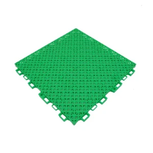 Professional Interlocking Artificial Grass Tile Suspended Flooring 30mm PP Eco Friendly Waterproof High Density Easy Clean