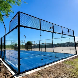 Professional Padel Court CE FIP Standard Panoramic Padel Tennis Court Manufacturer Outdoor Paddle for Club Farm Resort Resell