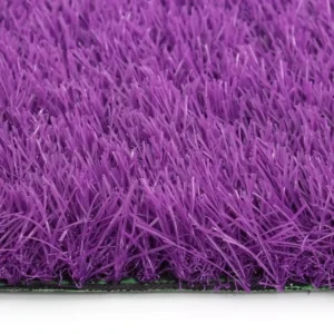 Purple Synthetic Turf Custom Color Custom Length Artificial Grass