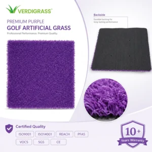 Realistic High Density 15mm Soft DTEX Golf Putting Green Turf for Indoor Mini Golf Course and Office Relaxation Area UV Stable