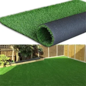 Realistic Polypropylene Artificial Turf Grass 8x10FT Durable Outdoor Rug for Dogs Pets Kennel Kids Playground Low Pile