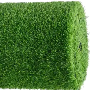 Rectangular Synthetic Grass Sheet Easy-Cut Custom Pattern Water-Saving Artificial Lawn