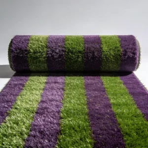Recyclable Patterned Artificial Grass Carpet, No-Odor Synthetic Lawn Turf for Indoor Kindergartens