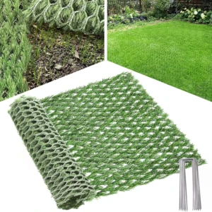 Recyclable Waterproof Mesh Backing Woven Artificial Grass Turf for Sports Field and Garden Use Durable UV Resistant Turf