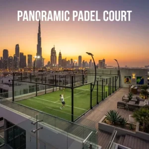Reinforced Panoramic Padel Tennis Court System CE FIP Standard