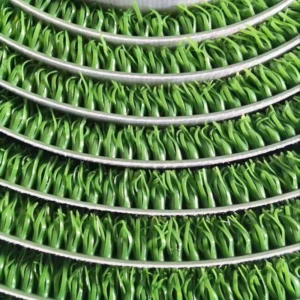 Reversible Artificial Grass Rug, LDPE Cushion, Corrosion Resistant, Machine-Made, for Outdoor Commercial Use