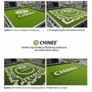 Customizable Realistic Artificial Grass for Commercial Rooftop Landscaping and Decorative Use