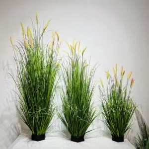S227 Decorative Onion Grass Artificial Plant Artificial Grass Long Style Realistic Artificial Grass for Garden