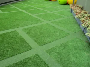 Short Artificial Grass Wall Turf for Construction Fences and Wedding Background Decor