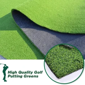 Short-Pile UV-Resistant Artificial Grass Turf for Ball Training, Backyard, and Golf Driving Range