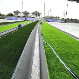 Soccer Artificial Turf Grass Anti-uv PE For Indoor Outdoor Soccer Field Service Life 8~10 Years