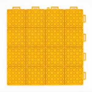 Soft-Connection TPE Interlocking Double-Layer Suspended Sports Tiles for Outdoor Basketball Volleyball Multi-Sport