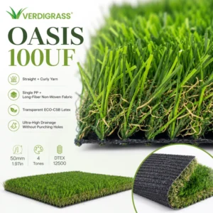 Soft Eco Friendly Hypertonic Water 50mm Landscape Artificial Grass Garden Supply Centers High Volume