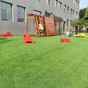 Soft Realistic Thick Artificial Grass Turf for Indoor and Outdoor Landscaping, High-Density Fire-Resistant Anti-Slip Turf