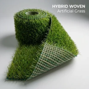 Soft-Touch Knitted Hybrid Artificial Grass Carpet for Kids Indoor Outdoor Sports Flooring