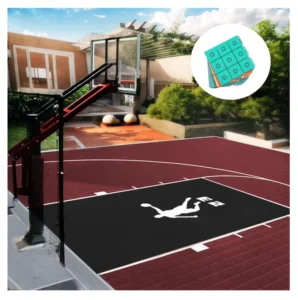 Sport Court Tiles PP Multi Purpose Outdoor Interlocking Sports Floor Backyard Basketball Court Flooring