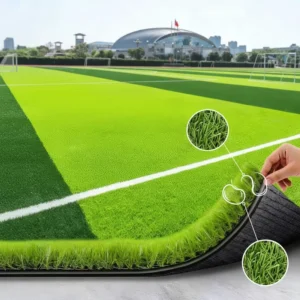 Sport Green 50mm Waterproof Artificial Grass Carpet for Garden and Football Fields Soft Synthetic Turf