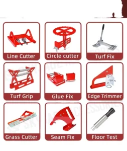 Sports Artificial Grass Installation Tool for Soccer Fields Synthetic Turf Grip Glue Fix PE Material Gardens Landscaping Roll