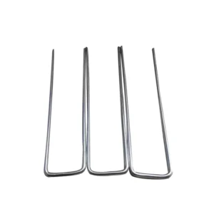 Stainless Steel Landscape Sod Stakes U-Shaped Securing Pegs for Artificial Grass