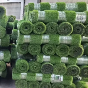 Synthetic Artificial Grass Carpet Garden Putting Green Cutting Turf for Football Roll Packaging