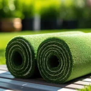 Synthetic Grass for Landscape Design, Realistic Color Fade-Resistant Outdoor Turf