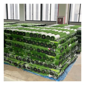 Synthetic Lawn Turf Carpet Roll Eco-Friendly Green UV-Resistant Artificial Grass for Outdoor Playgrounds and Landscaping