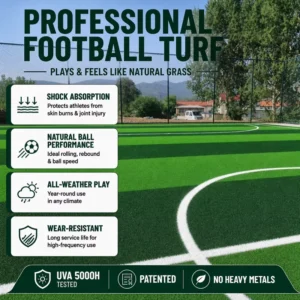 Synthetic Turf Artificial Grass for School Football Field