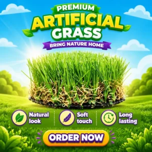 Synthetic Turf Carpet Green Artificial Lawn 20-40mm For Garden Landscaping
