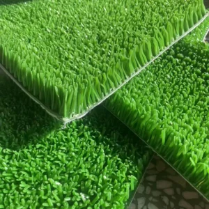 Thick Golden Artificial Grass Water Mat Rug for Outdoor Patio Lawn and Garden Floor Covering