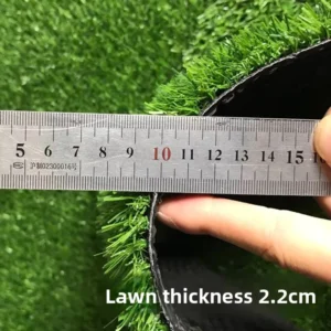 Thickened Pastoral Style Plastic Artificial Turf Green Spaces Grass Mat for Kindergarten Rooftop Landscaping Fake Grass Carpet