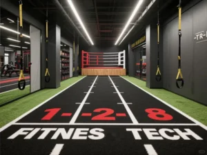 Turf Gym Flooring Black Artificial Grass with Eco Friendly Rubber Base High Density Shock Absorbing Sports Floor
