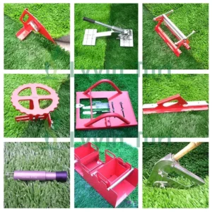 Turf Seam Fix Installation Tools with Cutter, Brush and Grip for Artificial Grass