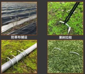 U Shaped Galvanized Turf Staples sod Pins for Artificial Grass