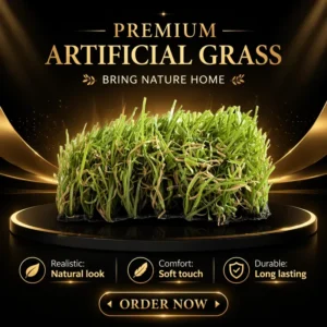 UV Resistant Artificial Grass Lawn 25mm 30mm Synthetic Turf Carpet for Garden Balcony Backyard Landscape Outdoor Decoration