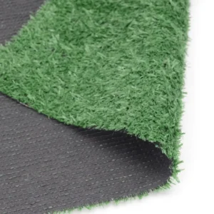 UV-Resistant PP 15mm Artificial Hedge Grass Panel 50x50cm for Garden Privacy Fence Green Wall Decor