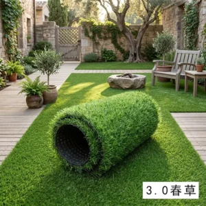 W05 30mm Anti-UV Artificial Grass Rolls, Factory Direct Landscape Synthetic Turf for Garden
