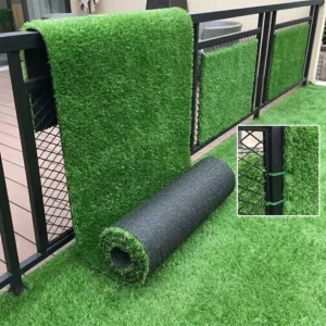 15mm Durable Anti UV High Density Artificial Grass Roll Turf for Garden Landscaping Multi Use Sports Hall Outdoor