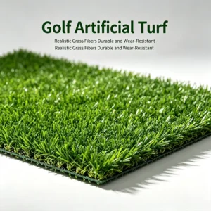 Waterproof Outdoor Golf Putting Green Artificial Grass With Drainage Holes Realistic Durable Synthetic Turf For Yard Garden