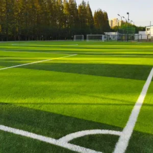 Waterproof Soccer Artificial Grass Turf, 40-50mm, Easy Installation, Football Field