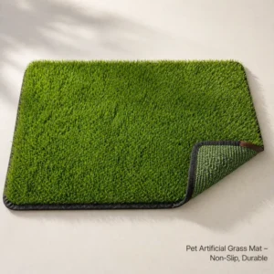 Waterproof Synthetic Grass Pet Mat for Indoor Potty Training Easy Clean No Smell Artificial Turf Rug for Small Dog Apartment