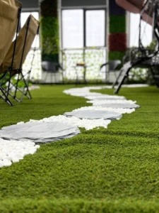 Weather-Resistant Artificial Grass for Swimming Pool Surrounds and Commercial Landscaping