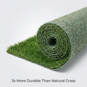 Woven Artificial Football Turf No-Rubber-Infill High-Resilience Synthetic Grass for Sports Court