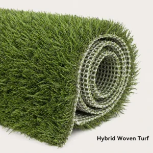 Woven Artificial Grass No-Fill Synthetic Lawn Turf for Rooftop Gardens and Community Squares