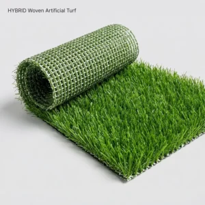 Woven Artificial Turf Carpet, No-Glue Recyclable Synthetic Grass for Indoor Flooring and Exhibitions