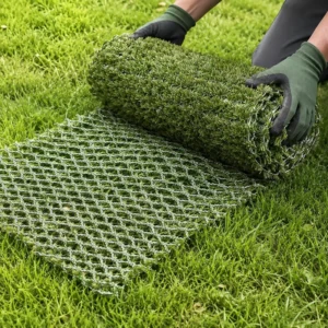 Woven Artificial Turf Waterproof 20mm Low Maintenance Pet-Friendly Synthetic Grass for Putting Green