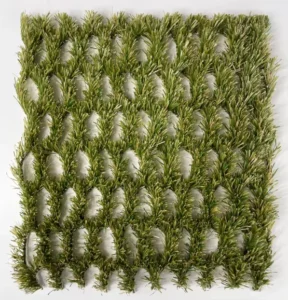 Woven Hybrid Artificial Grass with No Glue and No SBR