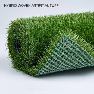 Woven Hybrid Turf System 3x Durability Natural Look Synthetic Grass for Football Field
